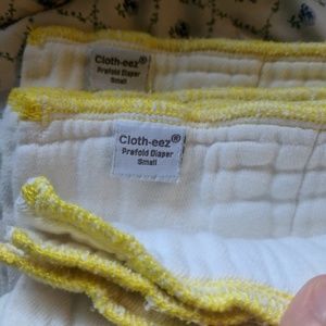 12 cloth-eez prefolds unbleached